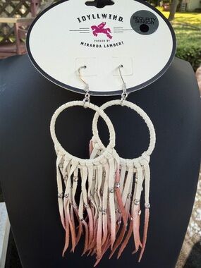 Idyllwind Hazeltine Fringe Earrings by Miranda Lambert New on Card